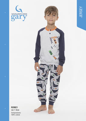 DĚTSKÉ PYŽAMÁ S/L R20021 Tellini S.R.L. Velkoobchodní oblečení